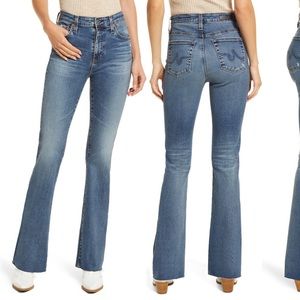 AG Farrah Fray Hem Bootcut Jeans